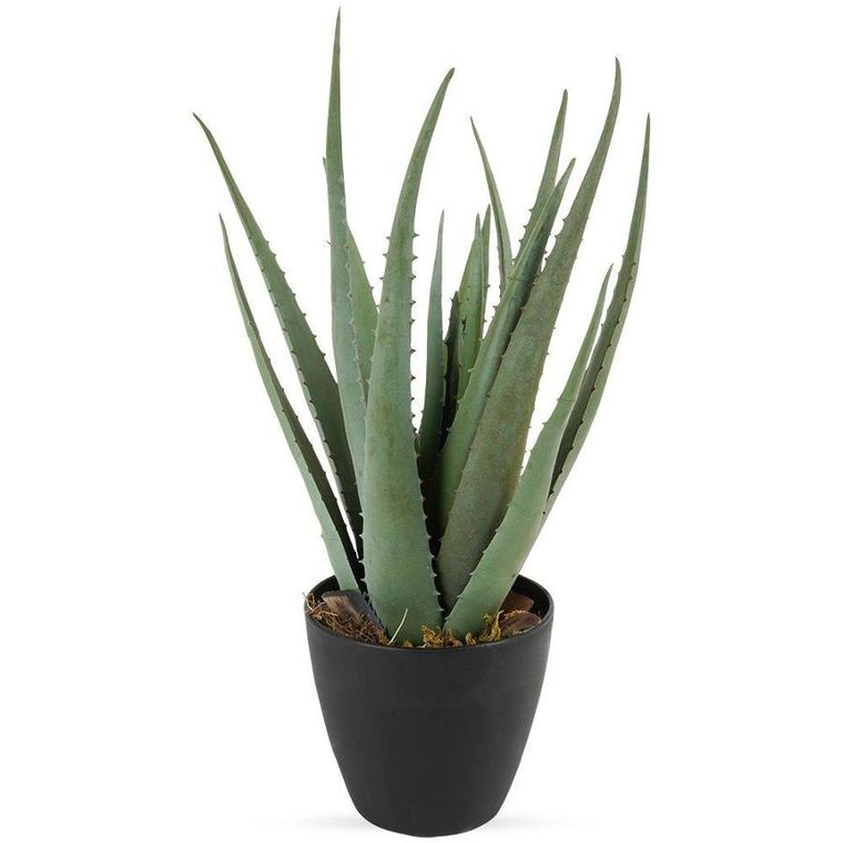 Vilde, sztuczna roślina w doniczce, Aloes, 42 cm