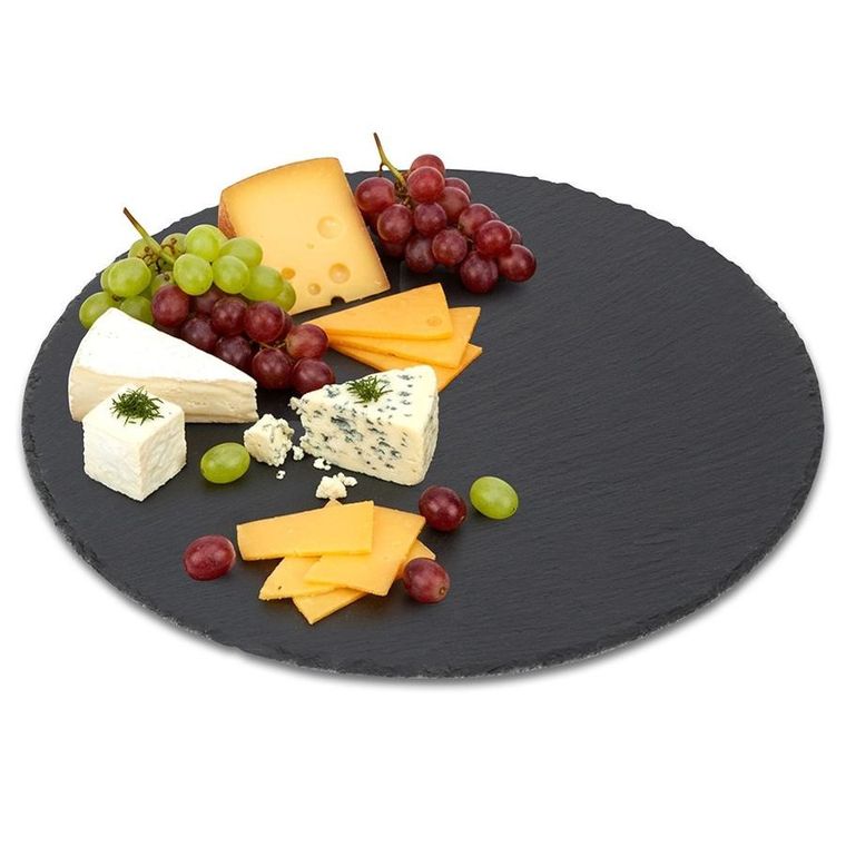 Vilde, taca do serwowania, okrągła, kamienna, łupek, 30 cm