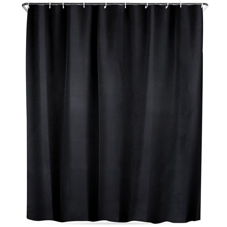 Vilde, zasłona prysznicowa, haczyki, wodoodporna, 180-180 cm