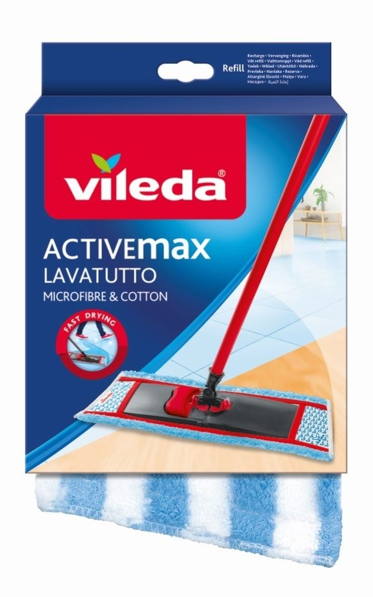 Vileda, Active Max, wkład do mopa z mikrofibry, 141001