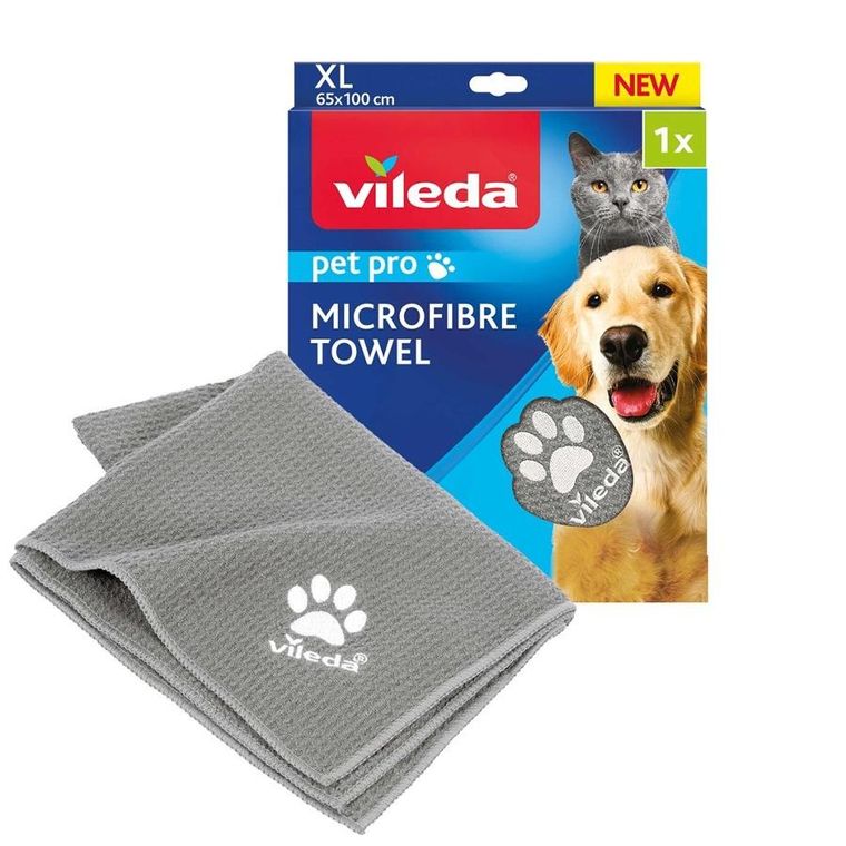 Vileda, Pet Pro, ręcznik z mikrofibry dla zwierząt, rozmiar XL