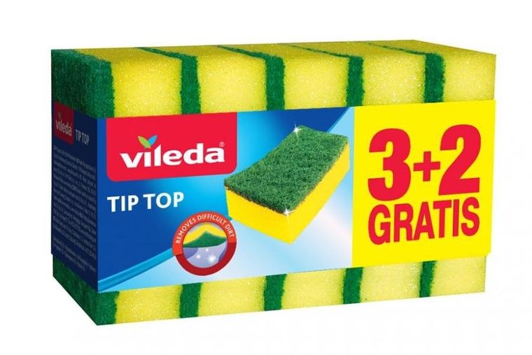 Vileda, Tip-top, zmywak, 5 szt.
