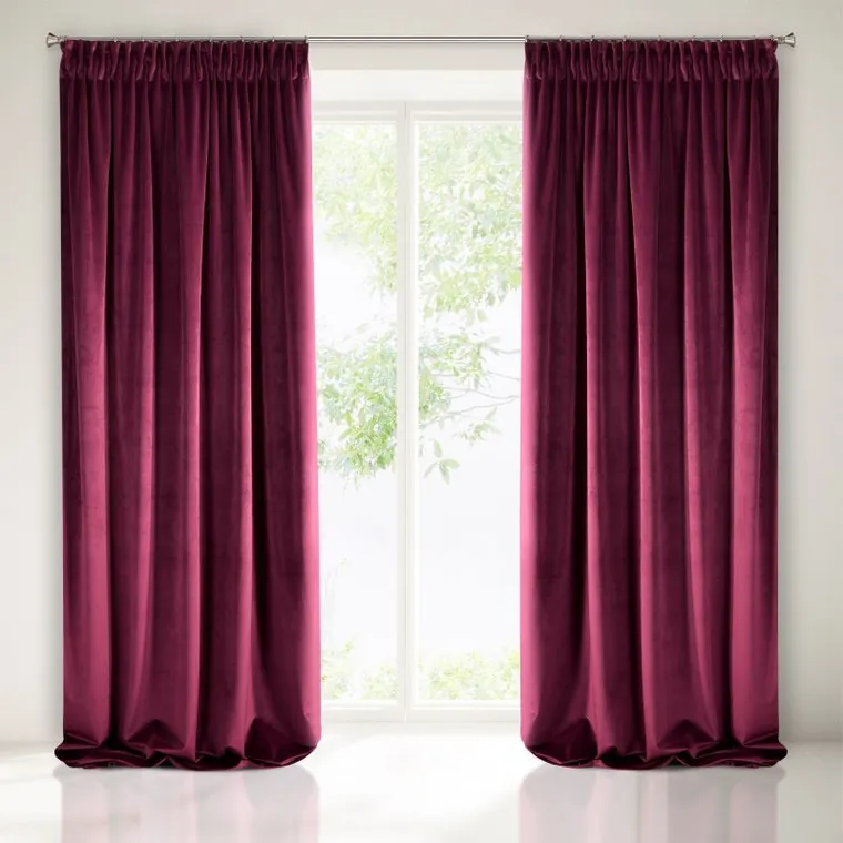 Villa, zasłona zaciemniająca welwetowa, z taśmą tunelową, 140-270 cm