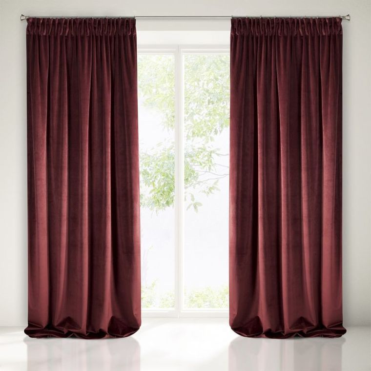 Villa, zasłona zaciemniająca welwetowa, z taśmą tunelową, 140-270 cm