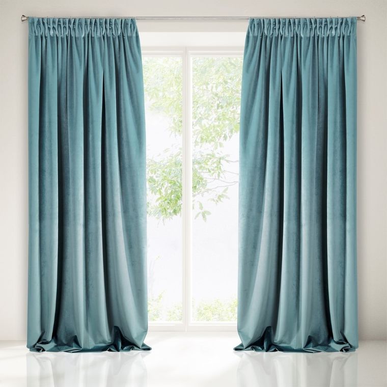 Villa, zasłona zaciemniająca welwetowa, z taśmą tunelową, 140-270 cm