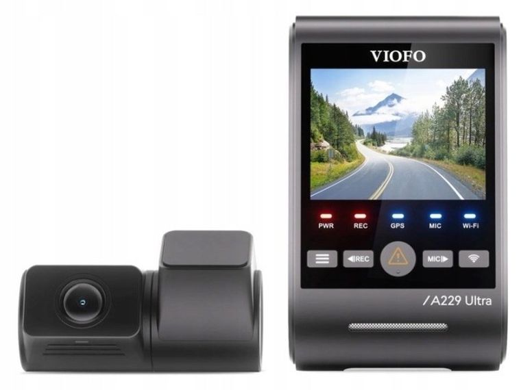 Viofo, wideorejestrator, A229 ULTRA 2CH-G GPS