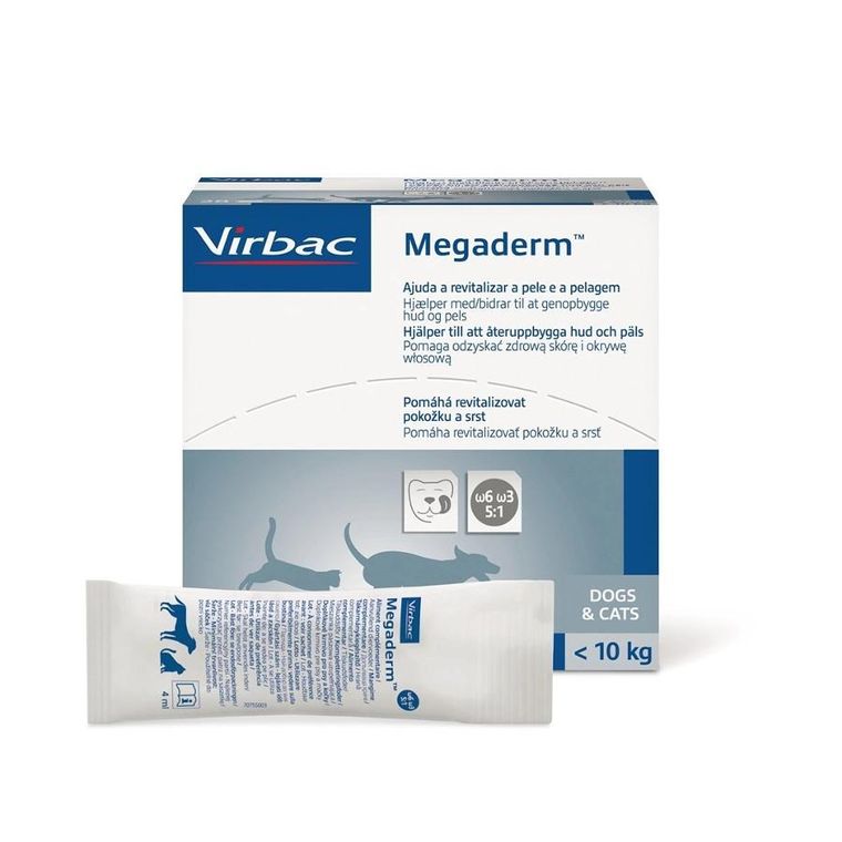 Virbac, Megaderm, suplement dla psa i kota, 28-4 ml