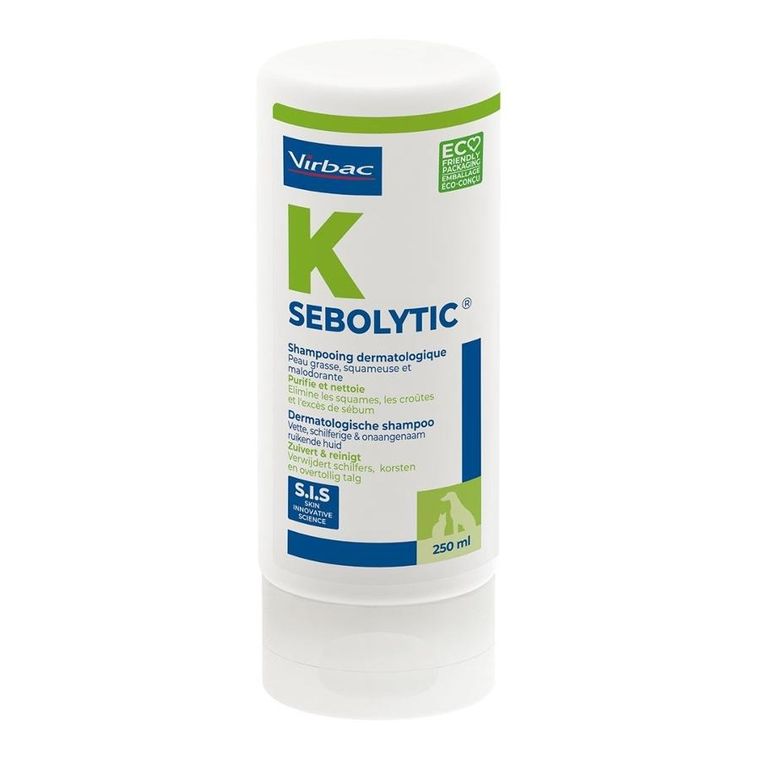 Virbac, Sebolytic, szampon dla psa i kota, 250 ml
