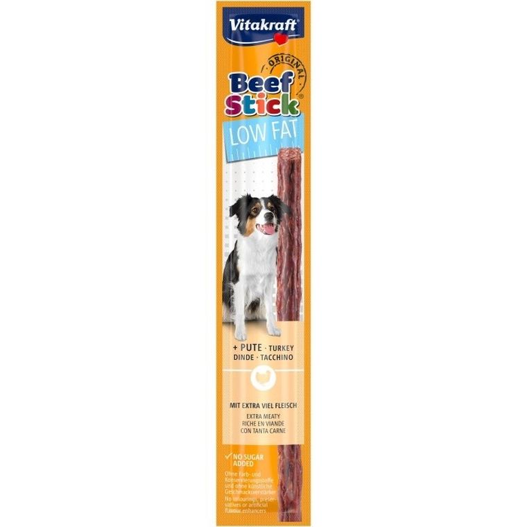 Vitakraft, Beef stick low fat, przysmak dla psa, 12g, 1 szt.