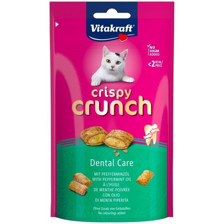 Vitakraft, Crispy Crunch Dental, przysmak dla kota, 60g