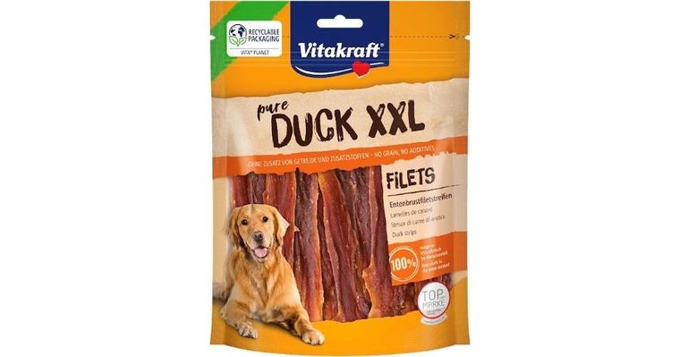 Vitakraft, kaczka filety xxl, przysmak dla psa, 250g