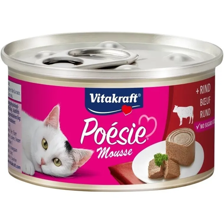 Vitakraft, Poesie Mus, wołowina, mokra karma dla kota, 85g