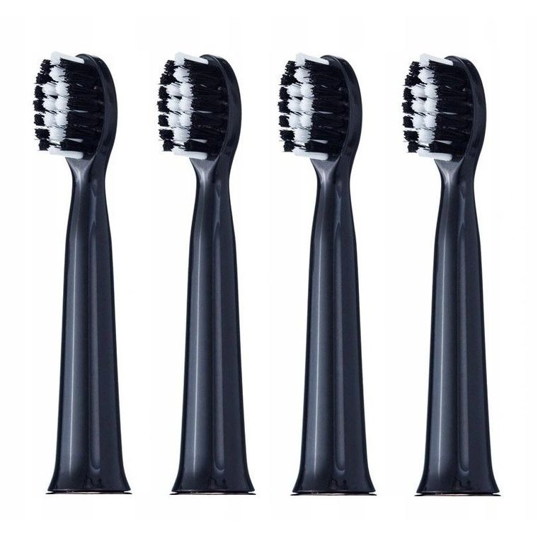 Vitammy, końcówki do szczoteczki Harmony, black, 4 szt.