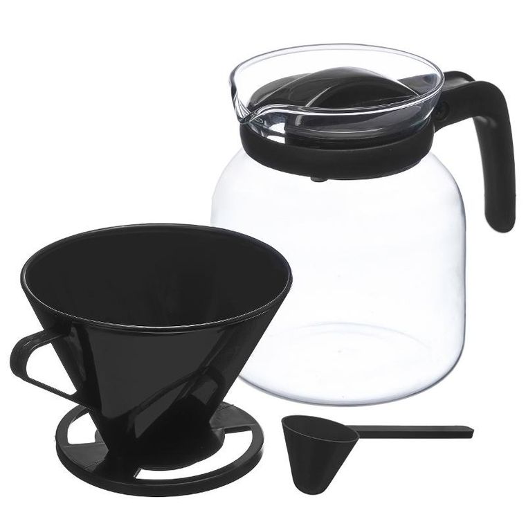 Vivalto, dzbanek szklany z filtrem przelewowym i pokrywką 1,2 l