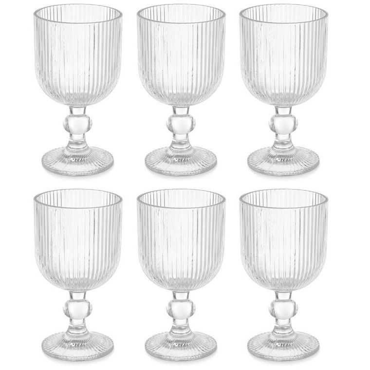 Vivalto, kieliszek do wina w prążki, 260 ml, 6 szt.