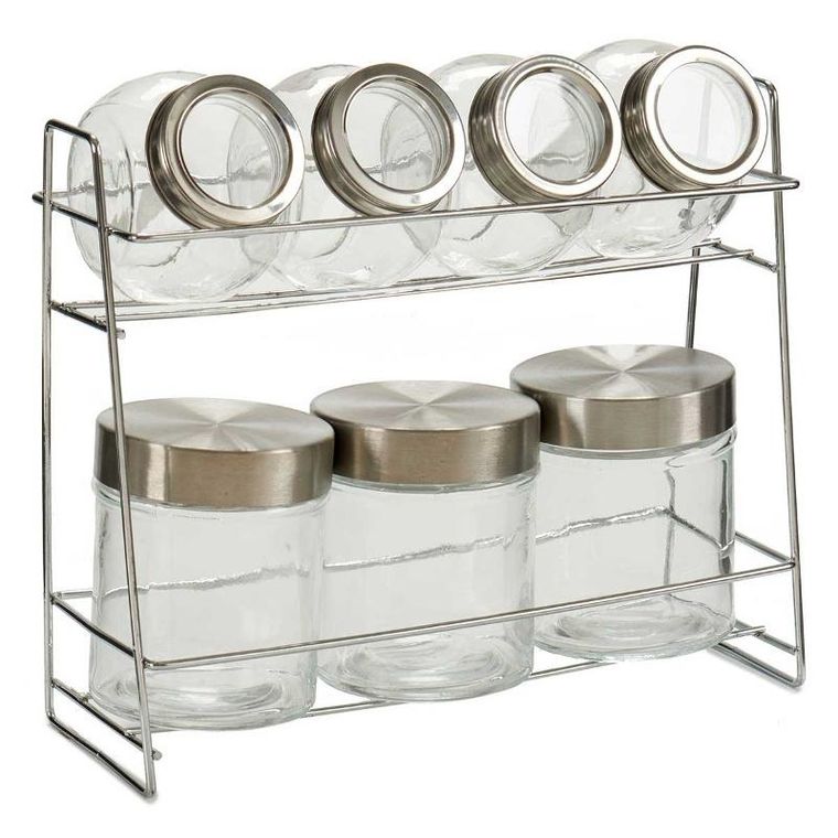 Vivalto, organizer do przypraw, słoiki na stelażu
