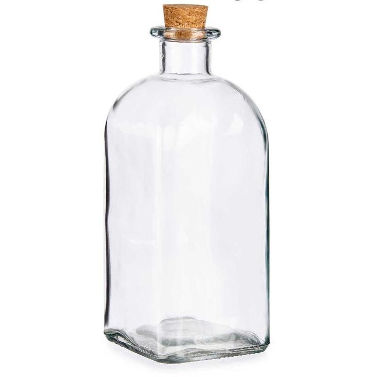 Vivalto, szklana butelka z korkiem