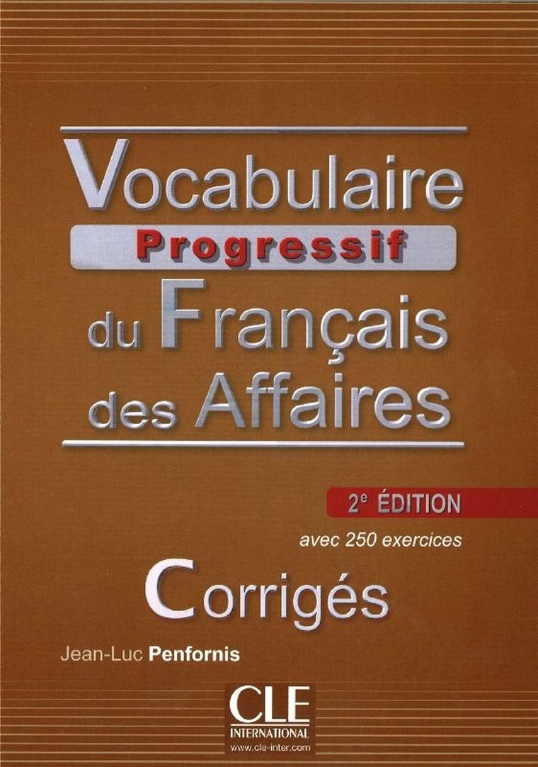 Vocabulaire progressif des Affaires. Klucz 2