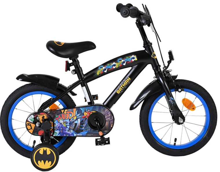 Volare, Batman, rower, czarno-niebieski, 14"
