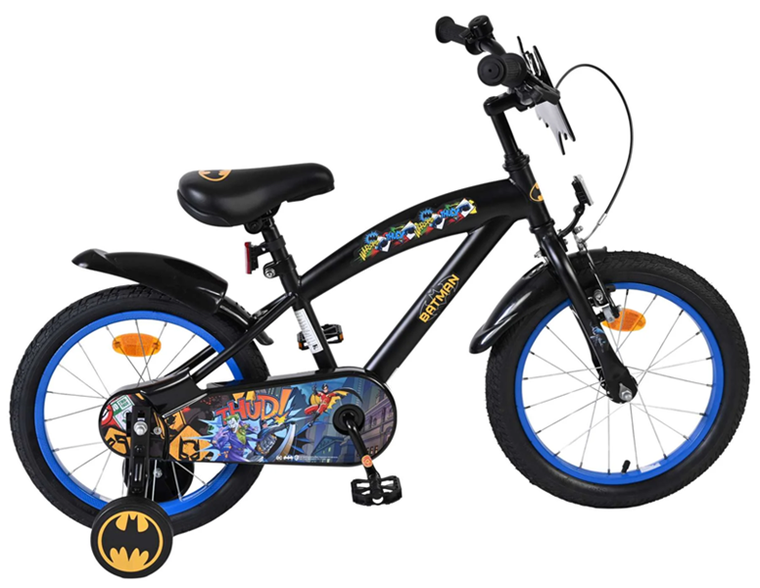 Volare, Batman, rower, czarno-niebieski, 16"