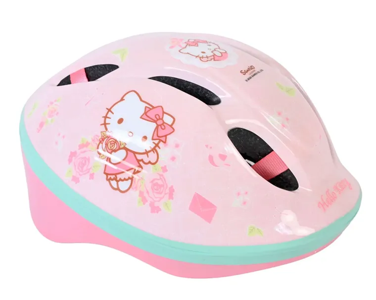 Volare, Hello Kitty, kask ochronny, rozmiar 52-56, różowy