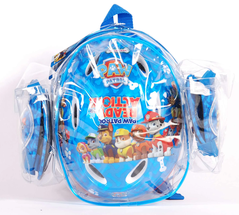 Volare, Psi Patrol, kask ochronny z zestawem ochraniaczy, 52-56 cm