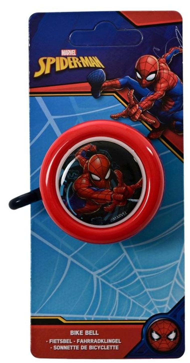 Volare, Spider-Man, dzwonek rowerowy, czerwony