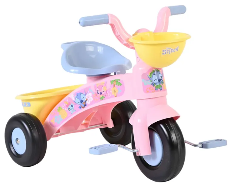 Volare, Stitch, rowerek trójkołowy z koszykami