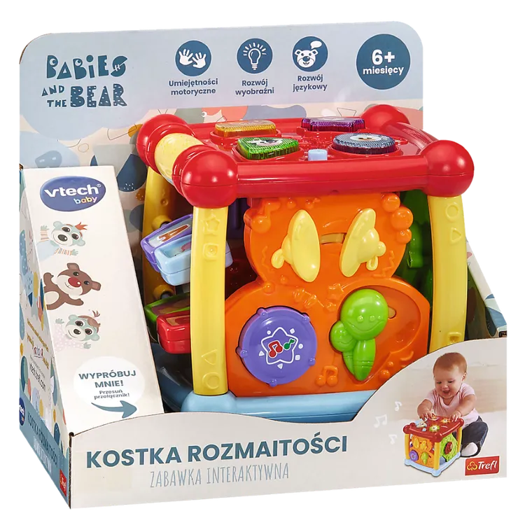 Vtech, Babies & The Bear, Kostka Rozmaitości, zabawka interaktywna