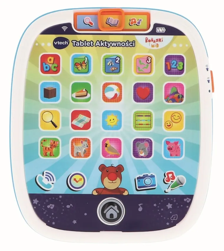 Vtech, Bobaski i Miś, tablet aktywności, zabawka interaktywna