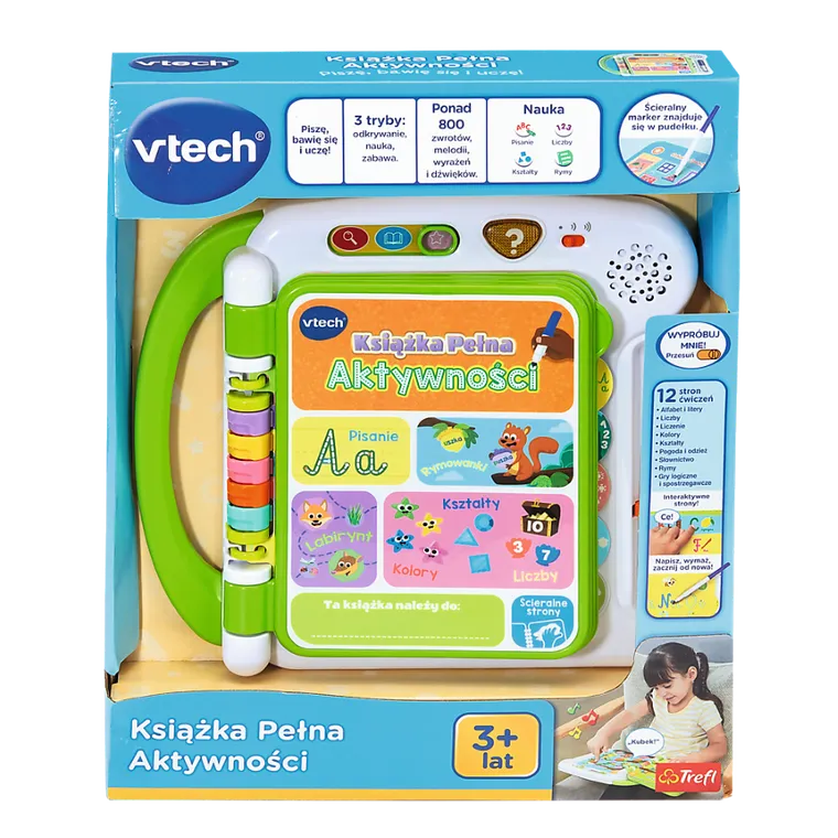 Vtech, Książka Pełna Aktywności, edukacyjna zabawka interaktywna