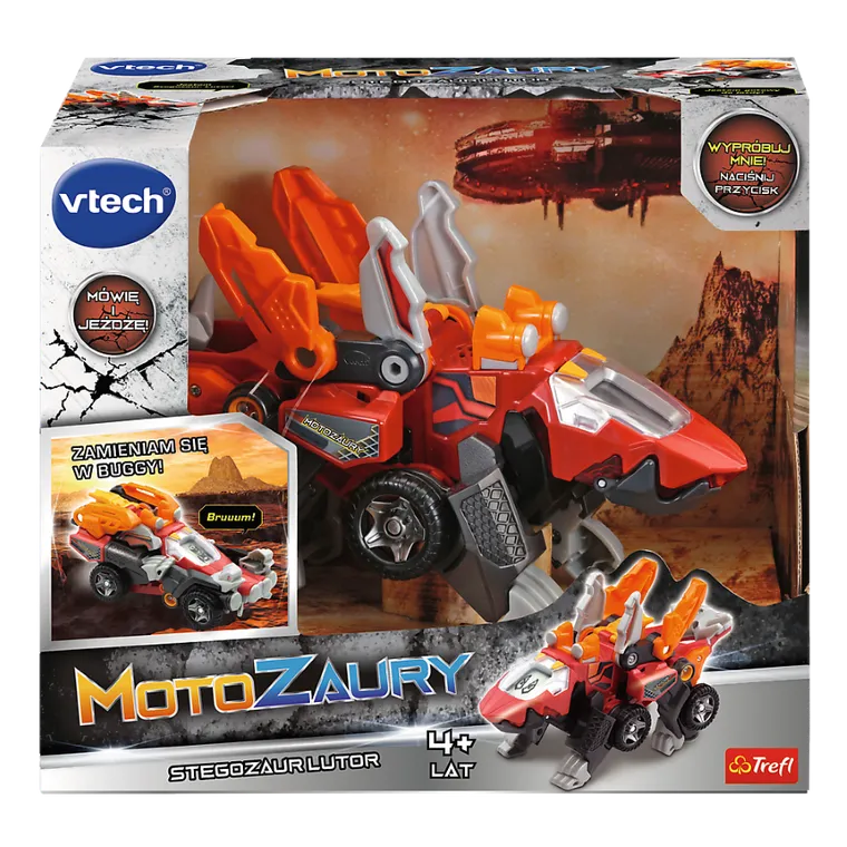 Vtech, Motozaury, Stegozaur Lutor, pojazd transformujący