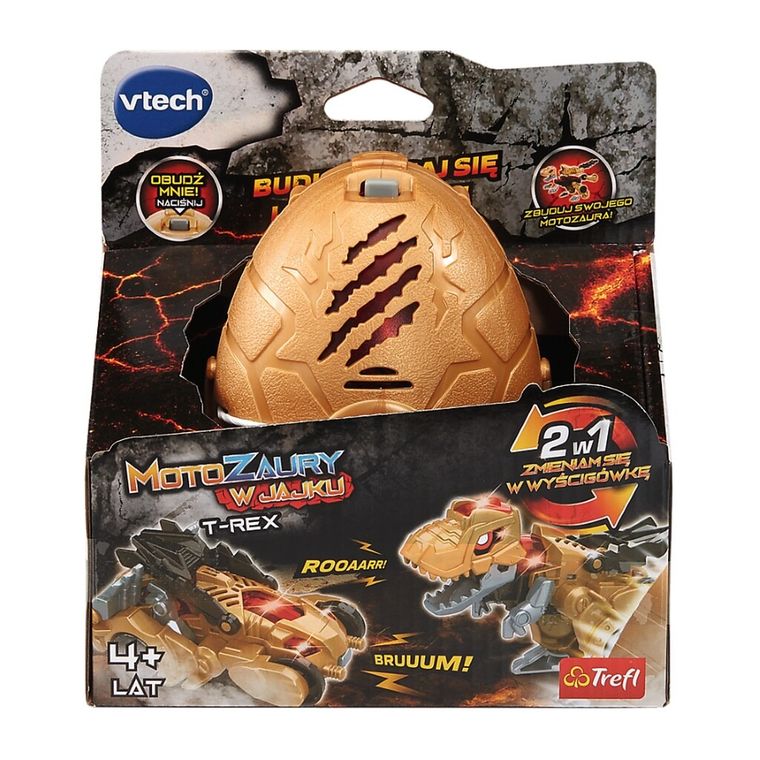 Vtech, Motozaury, T-Rex, pojazd transformujący w jajku
