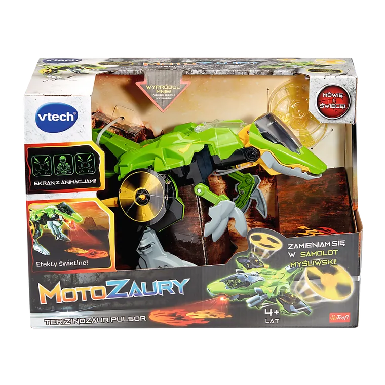 Vtech, Motozaury, Terizinozaur Pulsor, pojazd transformujący XL