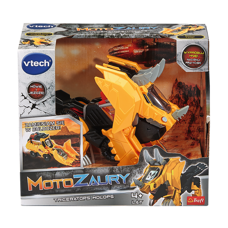 Vtech, Motozaury, Triceratops Molops, pojazd transformujący