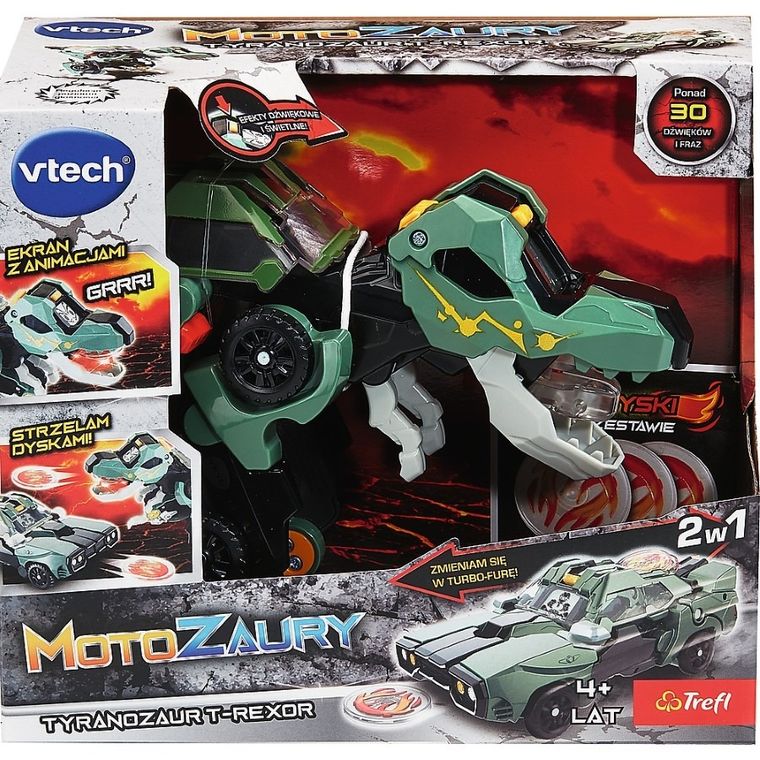 Vtech, Motozaury, Tyranozaur T-rexor, pojazd transformujący