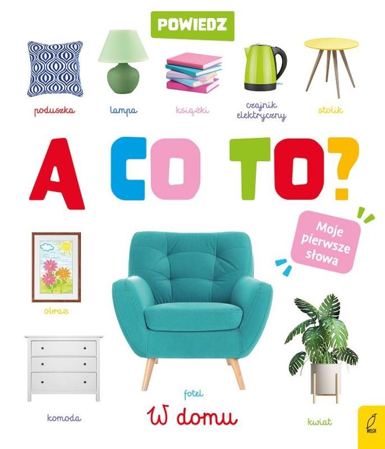 W domu. Powiedz a co to?