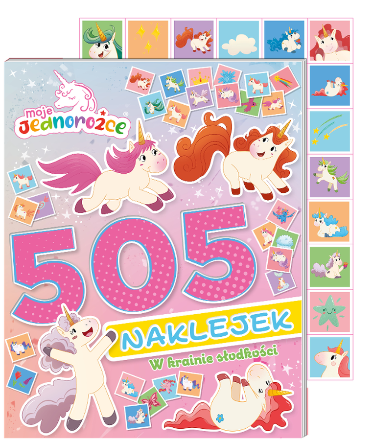 W krainie słodkości. Moje Jednorożce. 505 naklejek