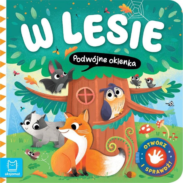 W lesie. Podwójne okienka Otwórz i sprawdź!