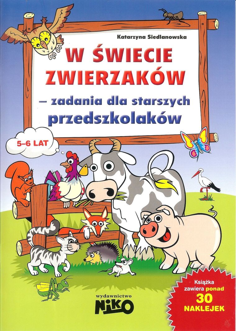 W świecie zwierzaków. Zadania dla starszych przedszkolaków