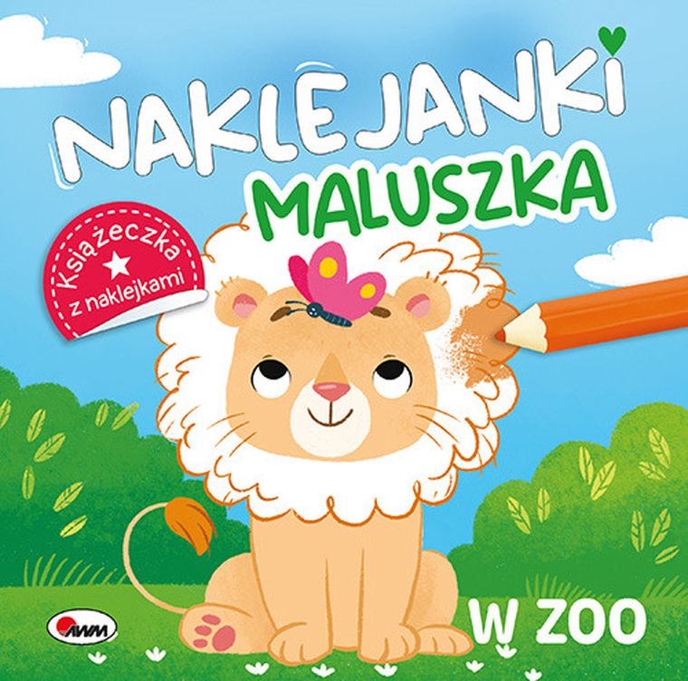 W zoo. Naklejanki maluszka