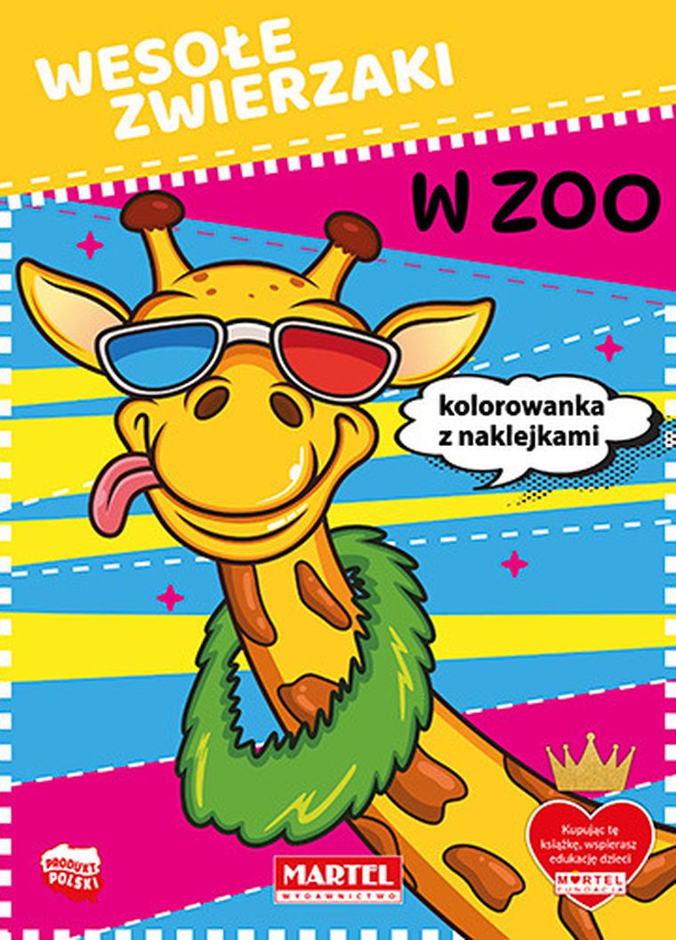 W zoo. Wesołe zwierzaki + naklejki