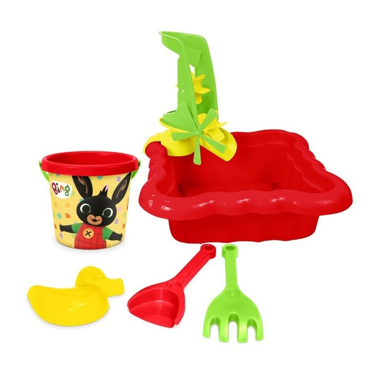 Wader, Bing, piaskownica z zestawem do piasku