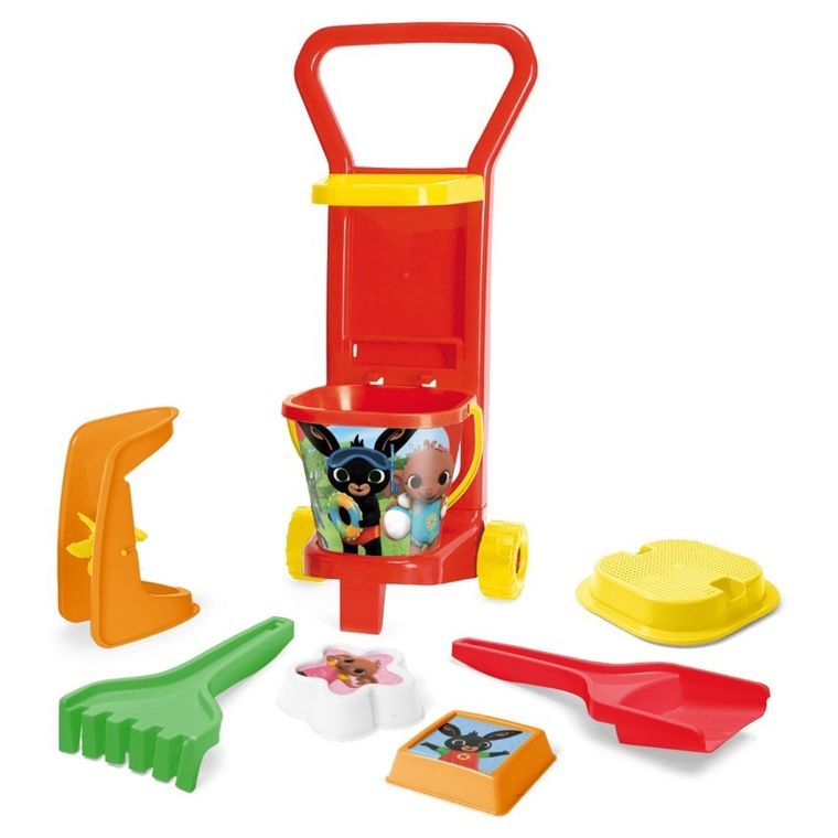 Wader, Bing, wózek z zestawem do piasku