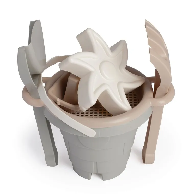 Wader, Biszkoptowa Chmurka, Zamek, zestaw do piasku, 6 elementów