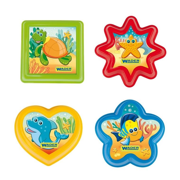 Wader, foremki do piasku, 4 szt.