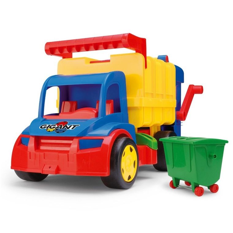 Wader, Gigant, śmieciarka, żółto-czerwona