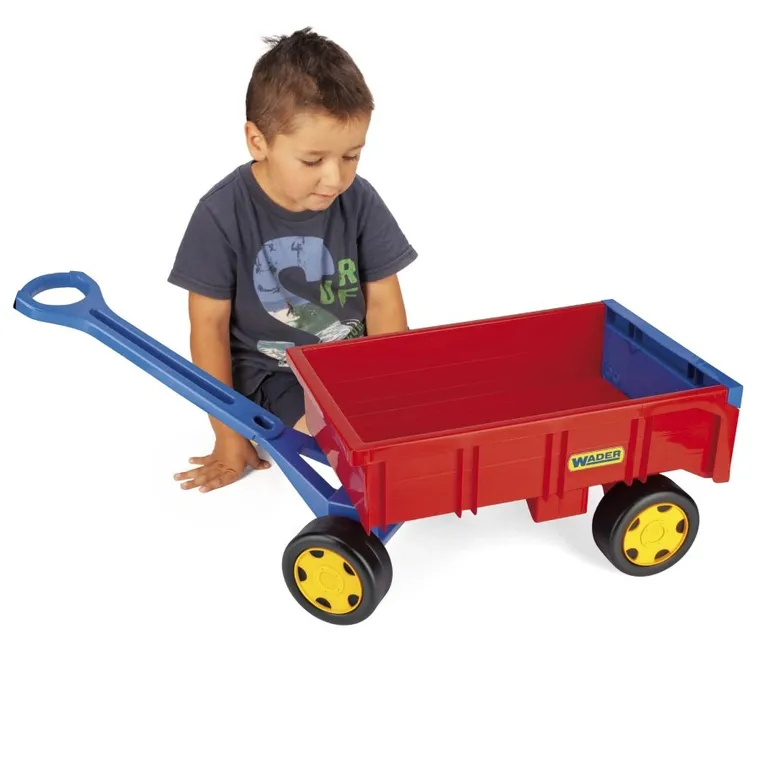 Wader, Gigant, wózek-przyczepa, czerwona