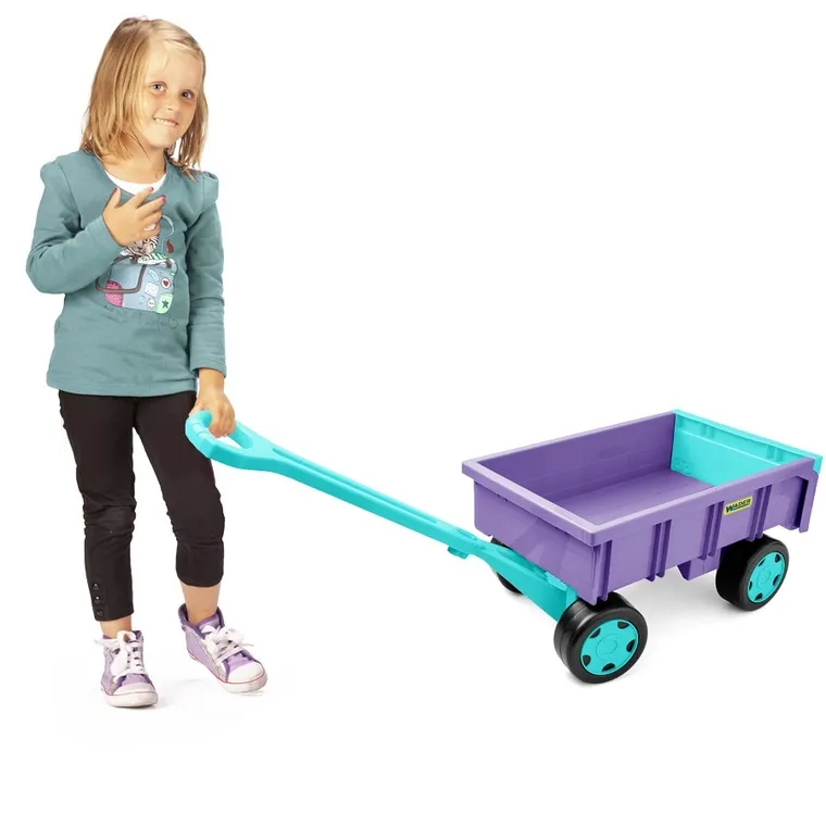 Wader, Gigant, wózek-przyczepa, fioletowy