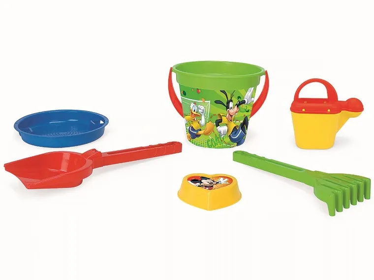 Wader, Kaczor Donald, wiaderko do piasku z akcesoriami, 6 elementów